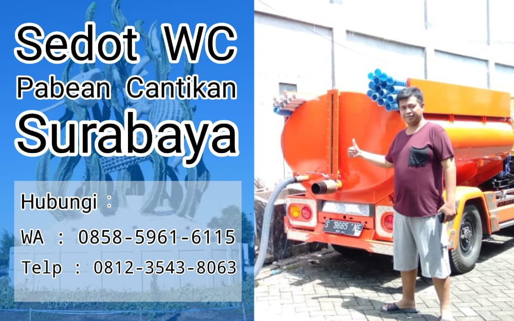 Sedot WC Pabean Cantikan Surabaya